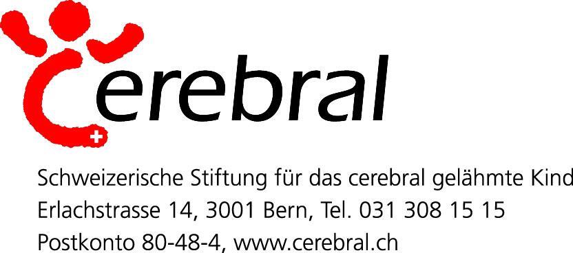 Logo der Schweizerischen Stiftung für das celebral gelähmte Kind.